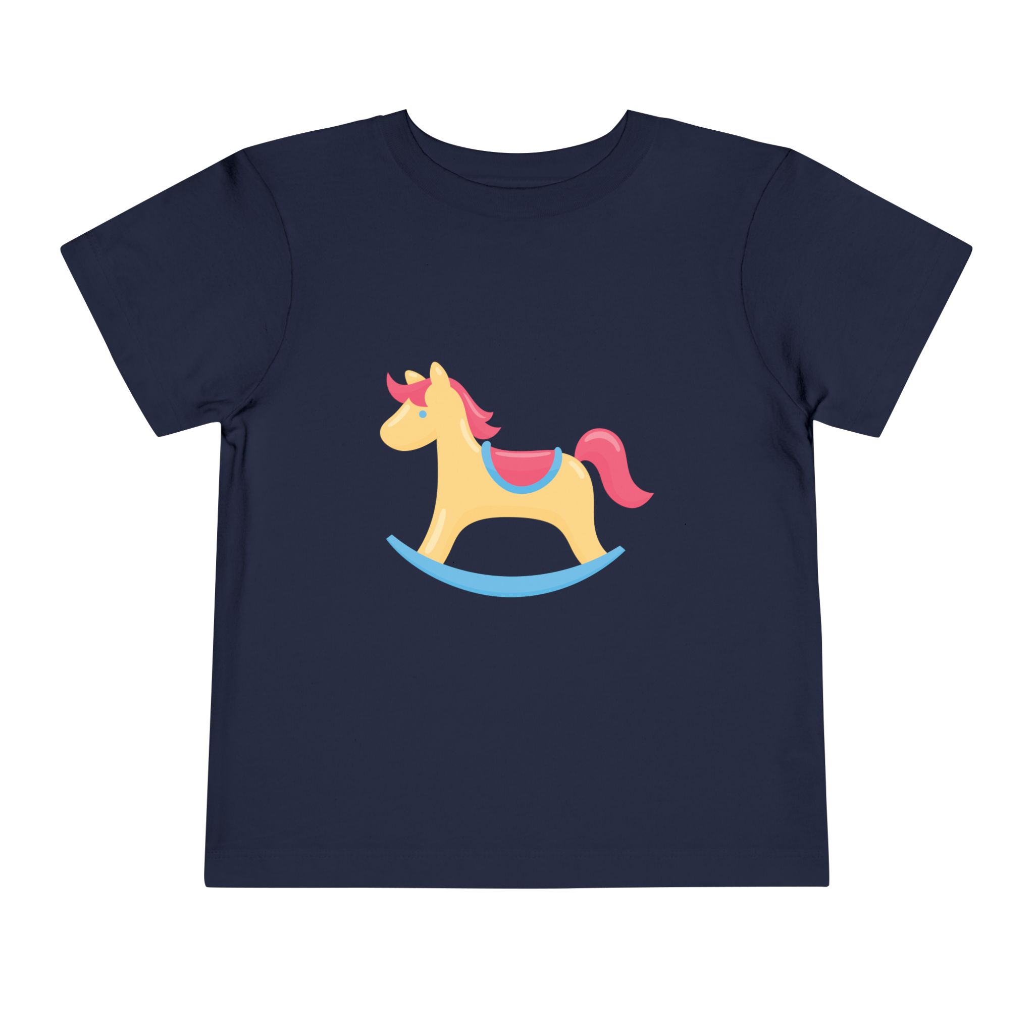 Cute Pastel Rocking Horse Toddler T-Shirt – Adorable Kids Graphic Tee for Babies, Boys & Girls. - Image 13
