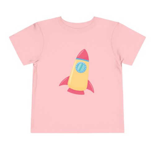 Cute Colorful Space Rocket Toddler T-Shirt – Fun Space Adventure Graphic Tee for Kids, Boys & Girls. - Image 21