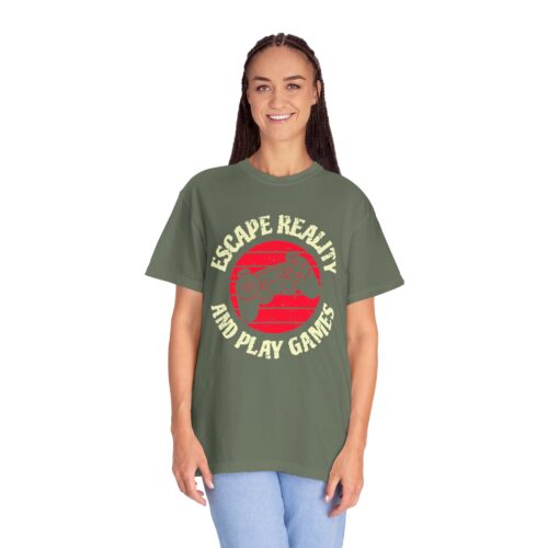 Escape Reality and Play Games T-Shirt – Funny Gamer Graphic Tee for Video Game Lovers, Gamers & Gaming Enthusiasts. - Image 12