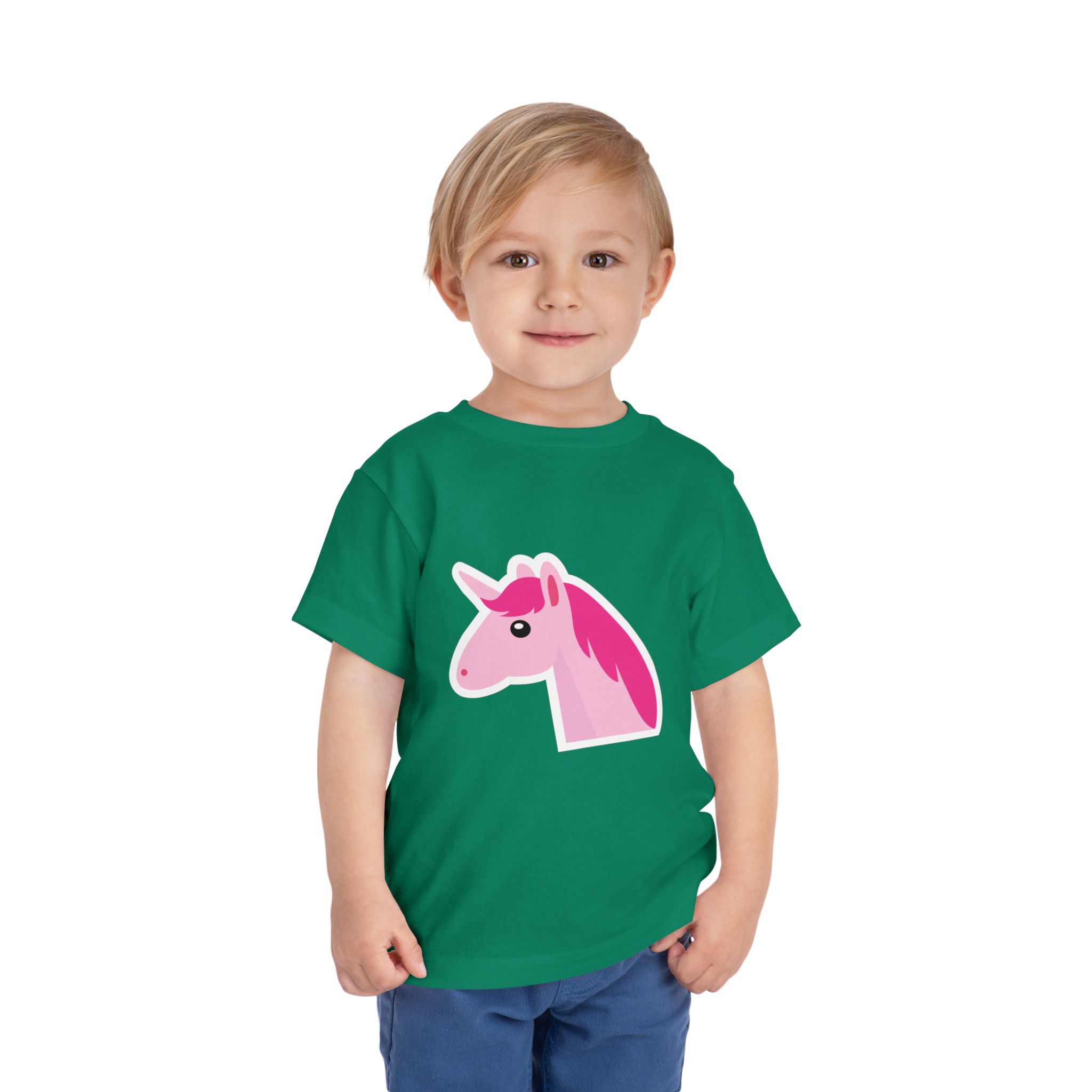 Pink Unicorn Toddler T-Shirt – Cute Magical Horse Graphic Tee for Kids, Boys & Girls. - Image 14