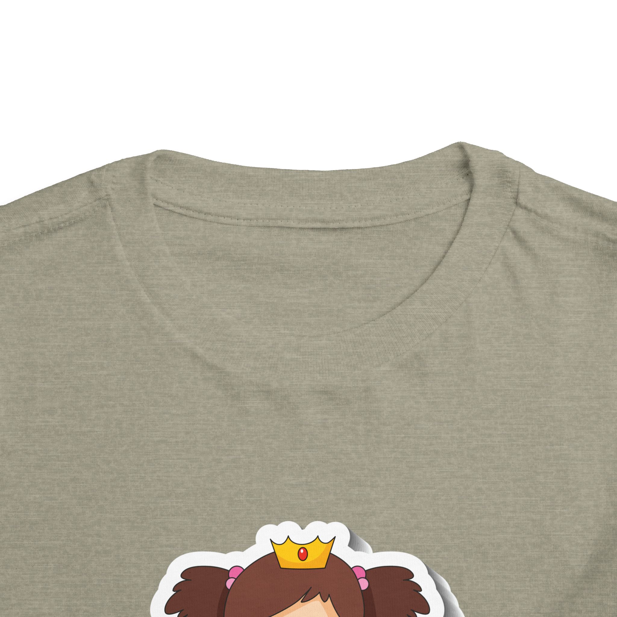 Cute Cartoon Princess Crown Toddler T-Shirt – Adorable Princess Graphic Tee for Kids, Boys & Girls. - Image 11