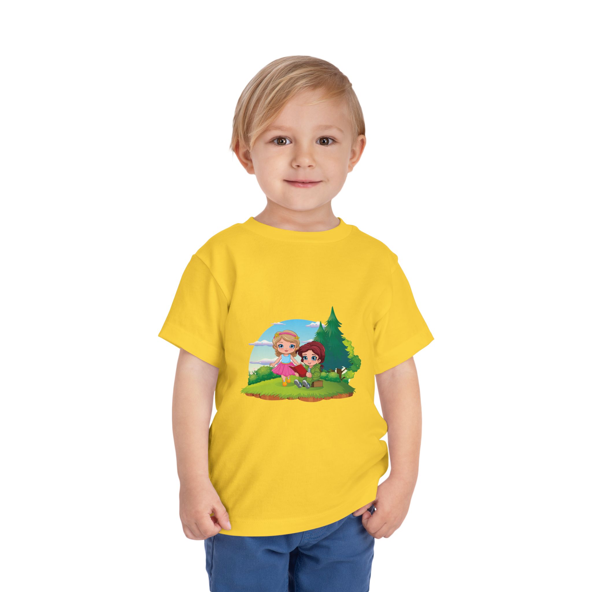 Princess Adventure Toddler T-Shirt – Cute Forest Friends Graphic Tee for Kids, Boys & Girls. - Image 14