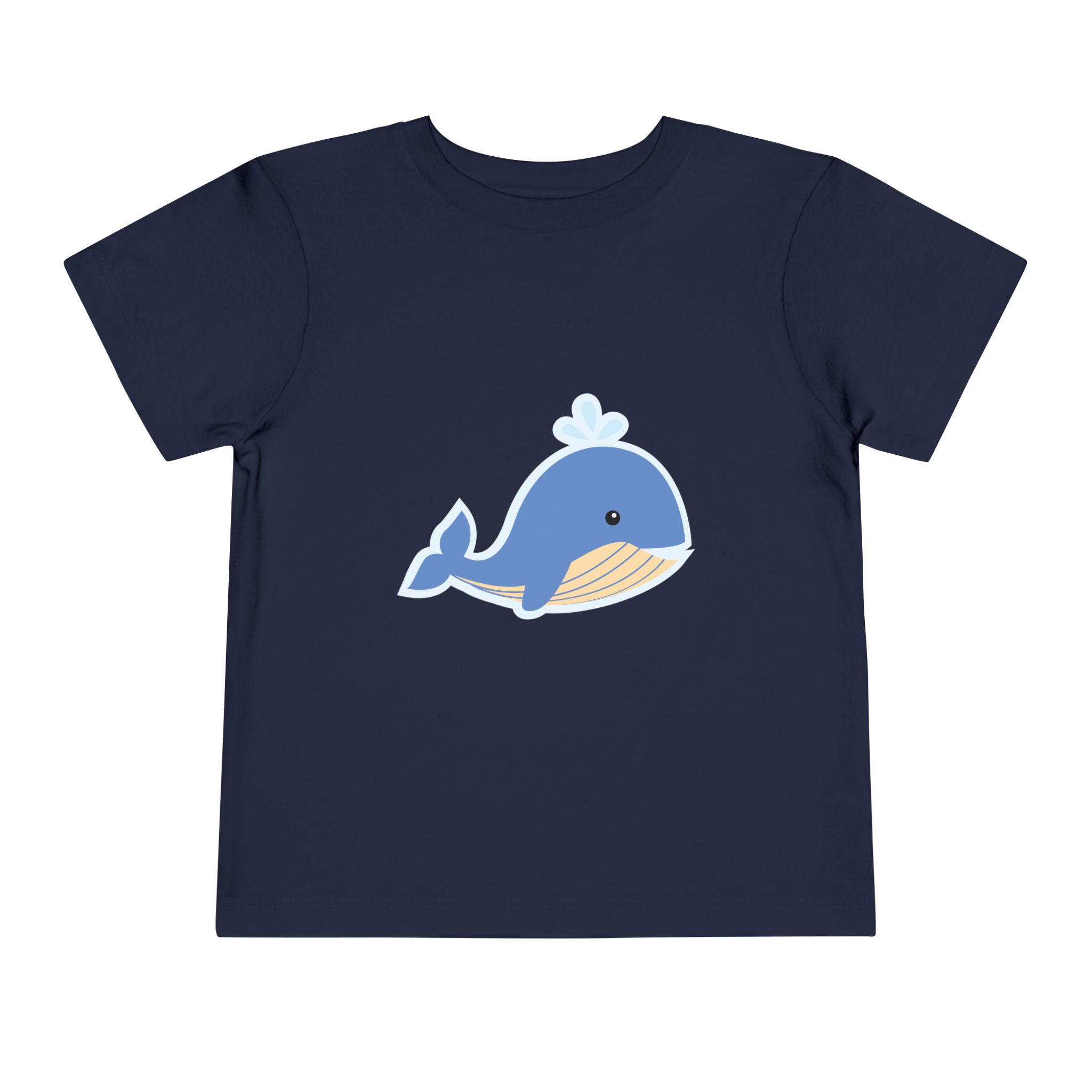 Cute Blue Whale Toddler T-Shirt – Cartoon Ocean Animal Graphic Tee for Kids, Boys & Girls. - Image 17
