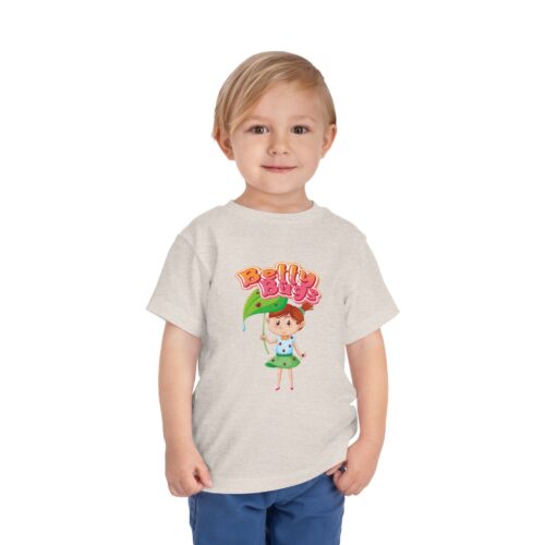 Betty Bug Toddler T-Shirt – Cute Girl Leaf Umbrella Graphic Tee for Kids & Little Girls. - Image 10