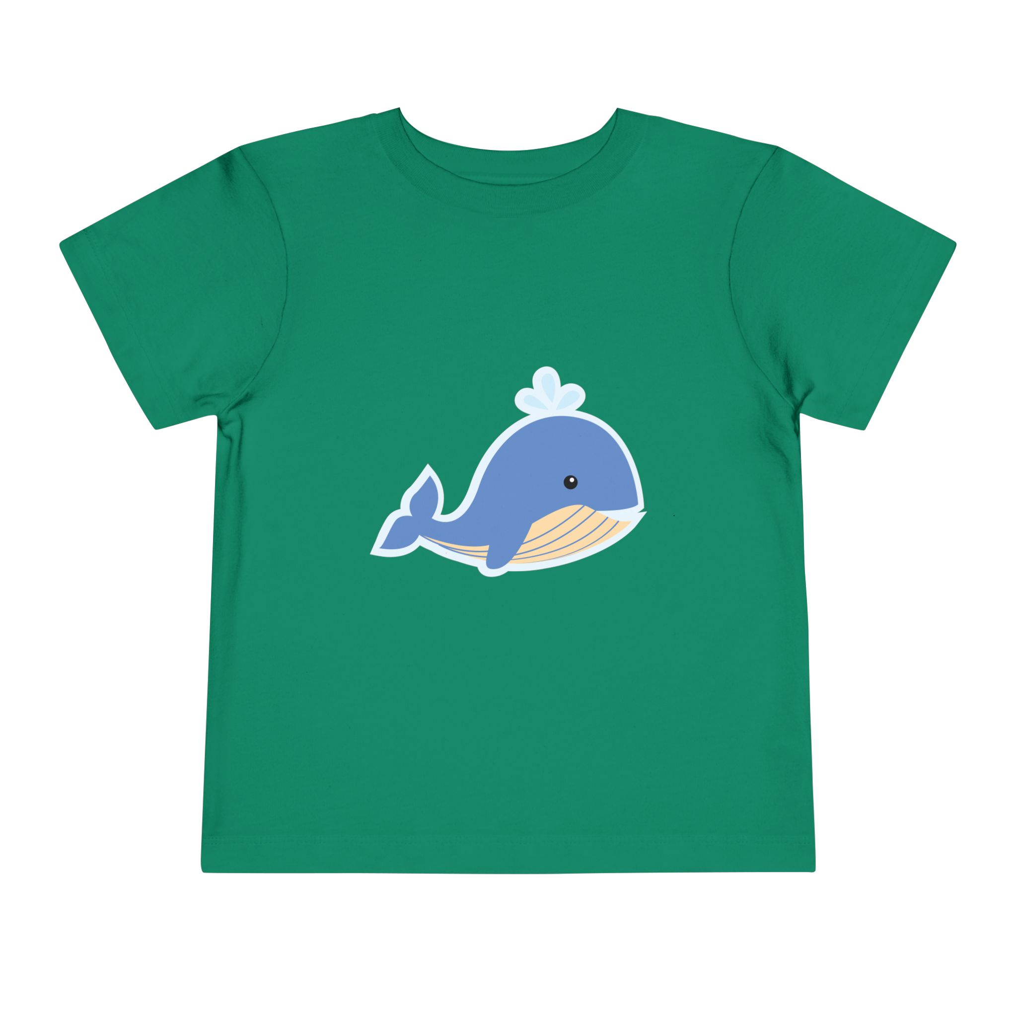 Cute Blue Whale Toddler T-Shirt – Cartoon Ocean Animal Graphic Tee for Kids, Boys & Girls. - Image 9