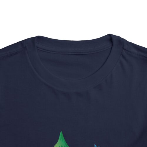 Playful Girl Riding Elephant Toddler T-Shirt – Cute Forest Adventure Graphic Tee for Kids & Toddlers. - Image 15