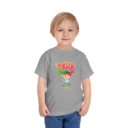 Betty Bug Toddler T-Shirt – Cute Girl Leaf Umbrella Graphic Tee for Kids & Little Girls. - Image 18