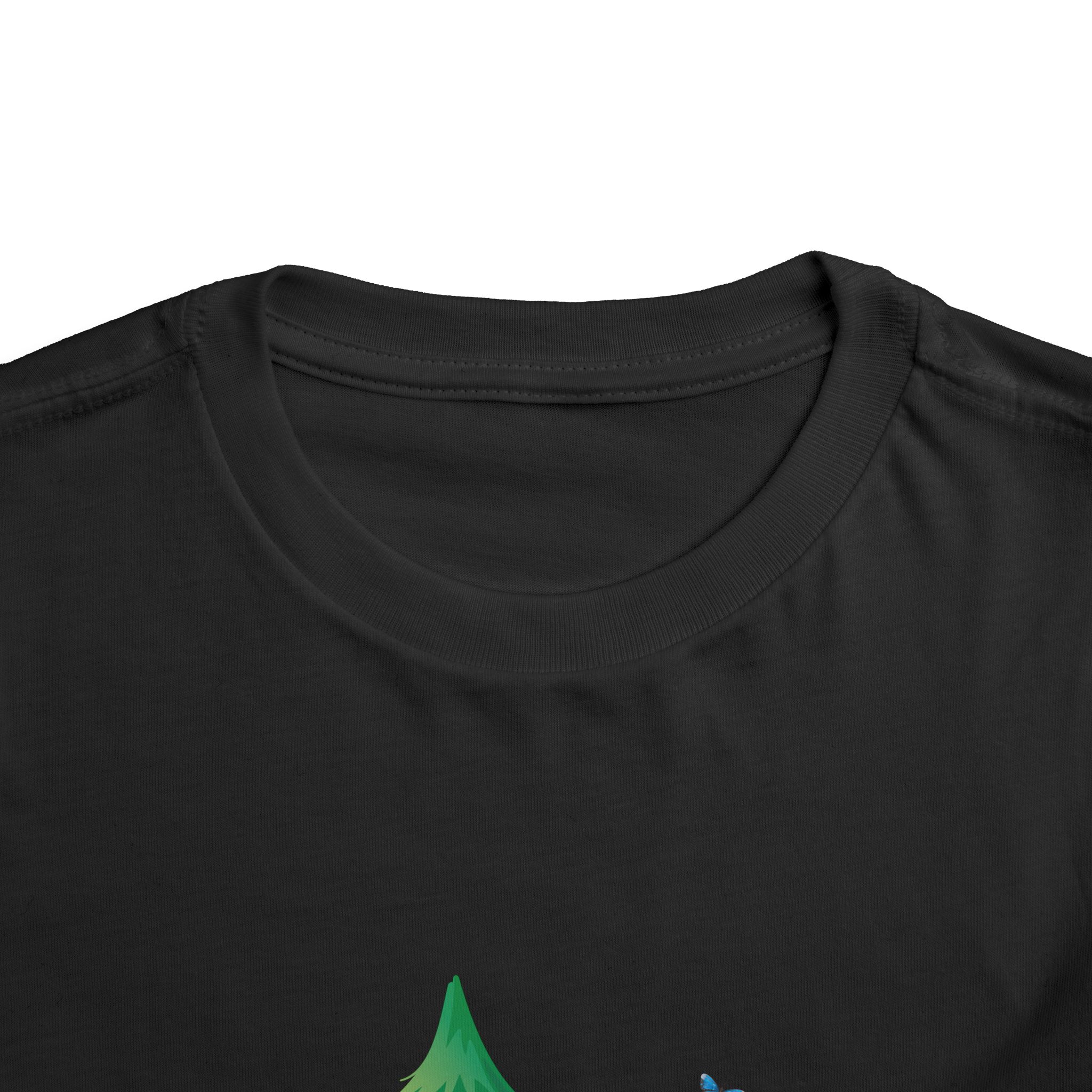 Playful Girl Riding Elephant Toddler T-Shirt – Cute Forest Adventure Graphic Tee for Kids & Toddlers. - Image 11