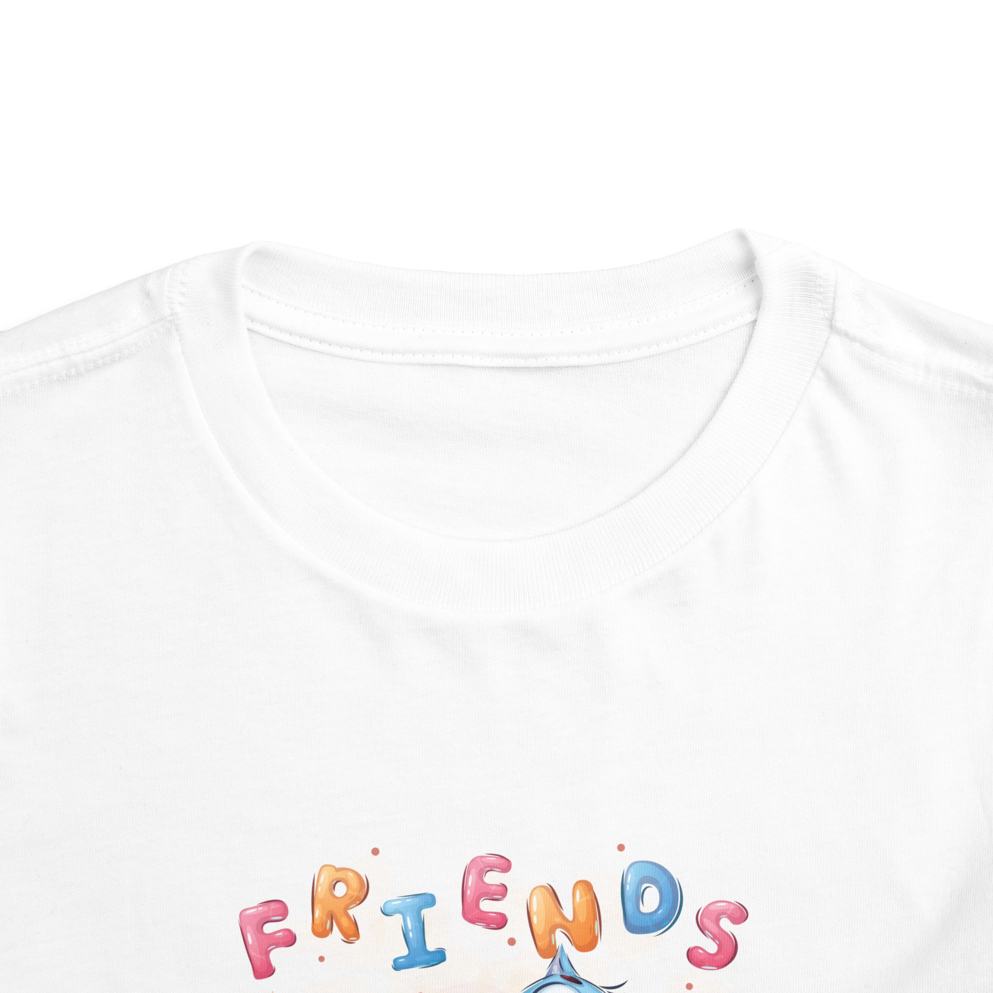 Friends Stack Cartoon Animals Toddler T-Shirt – Cute Colorful Animal Graphic Tee for Kids, Boys & Girls. - Image 7