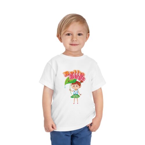 Betty Bug Toddler T-Shirt – Cute Girl Leaf Umbrella Graphic Tee for Kids & Little Girls. - Image 6