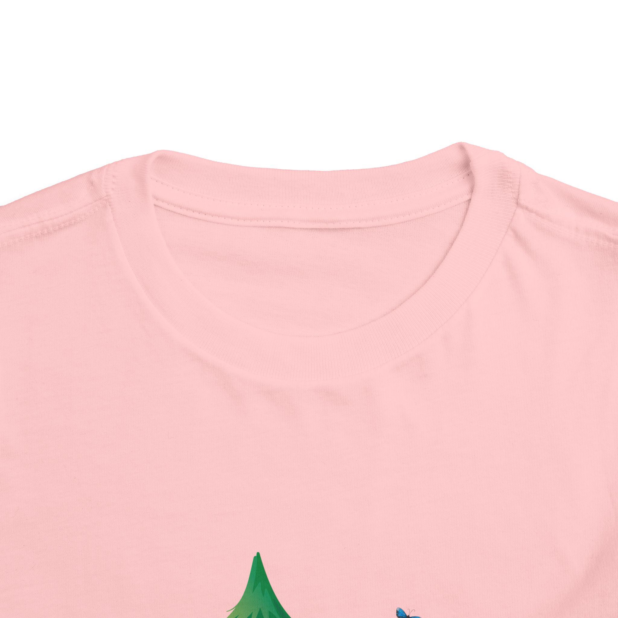 Playful Girl Riding Elephant Toddler T-Shirt – Cute Forest Adventure Graphic Tee for Kids & Toddlers. - Image 19