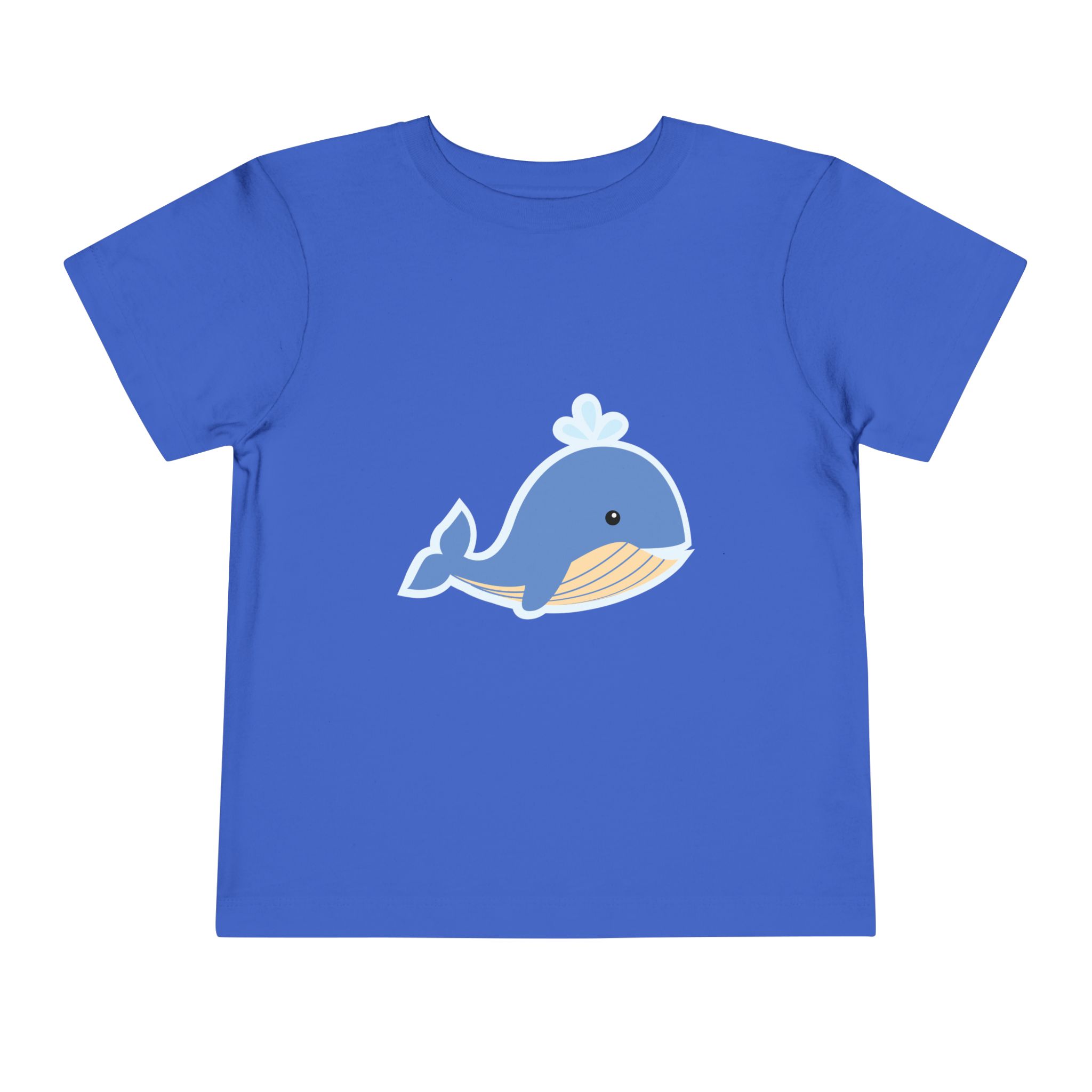 Cute Blue Whale Toddler T-Shirt – Cartoon Ocean Animal Graphic Tee for Kids, Boys & Girls. - Image 13
