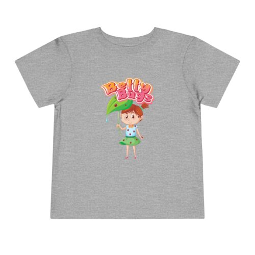 Betty Bug Toddler T-Shirt – Cute Girl Leaf Umbrella Graphic Tee for Kids & Little Girls. - Image 17