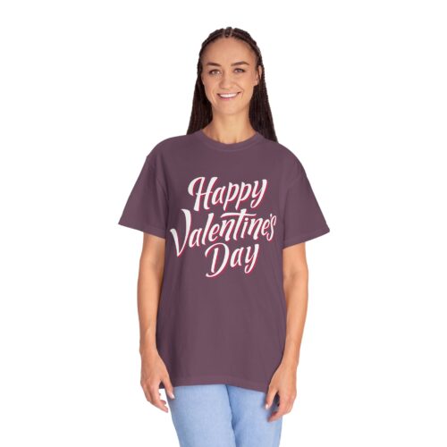 Happy Valentine’s Day T-Shirt – Script Graphic Tee for Love, Romance & Elegant Festive Style. - Image 51