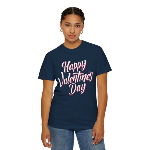 Happy Valentine’s Day T-Shirt – Script Graphic Tee for Love, Romance & Elegant Festive Style. - Image 28