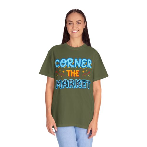 Corner the Market T-Shirt – Retro Neon Graphic Tee for Ambition, Hustle & Bold Business Vibes. - Image 27