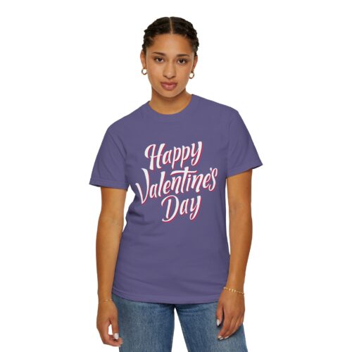 Happy Valentine’s Day T-Shirt – Script Graphic Tee for Love, Romance & Elegant Festive Style. - Image 44