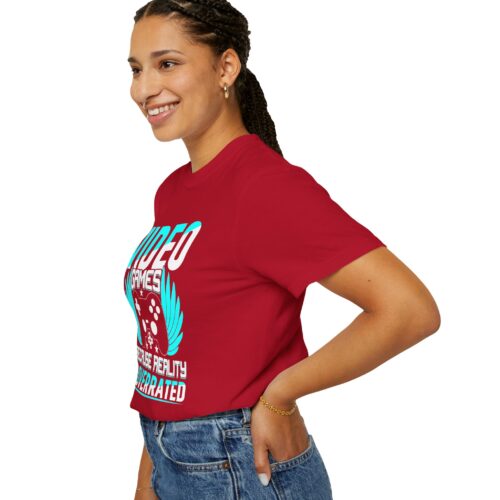 Video Games Because Reality Is Overrated T-Shirt – Funny Gaming Graphic Tee for Escape, Humor & Gamer Lifestyle. - Image 53