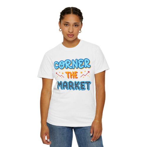 Corner the Market T-Shirt – Retro Neon Graphic Tee for Ambition, Hustle & Bold Business Vibes. - Image 12