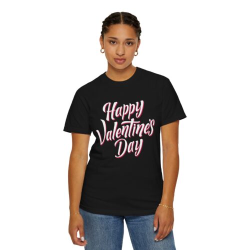 Happy Valentine’s Day T-Shirt – Script Graphic Tee for Love, Romance & Elegant Festive Style. - Image 36
