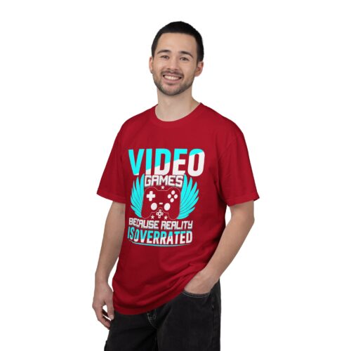 Video Games Because Reality Is Overrated T-Shirt – Funny Gaming Graphic Tee for Escape, Humor & Gamer Lifestyle. - Image 50