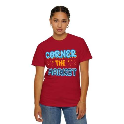 Corner the Market T-Shirt – Retro Neon Graphic Tee for Ambition, Hustle & Bold Business Vibes. - Image 52
