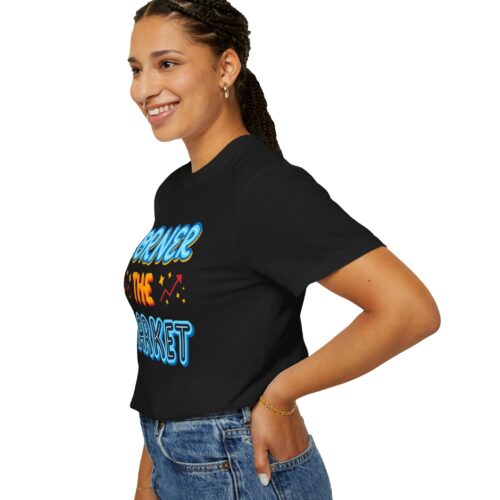 Corner the Market T-Shirt – Retro Neon Graphic Tee for Ambition, Hustle & Bold Business Vibes. - Image 5