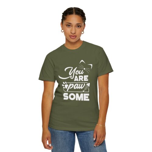 You Are Pawsome T-Shirt – Cute Pet Lover Graphic Tee for Fun, Positivity & Everyday Wholesome Vibes. - Image 12