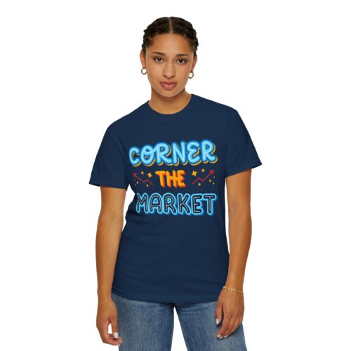 Corner the Market T-Shirt – Retro Neon Graphic Tee for Ambition, Hustle & Bold Business Vibes. - Image 36