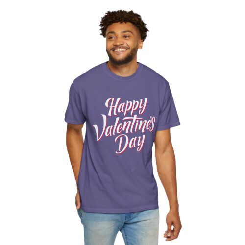 Happy Valentine’s Day T-Shirt – Script Graphic Tee for Love, Romance & Elegant Festive Style. - Image 46