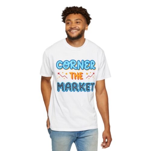 Corner the Market T-Shirt – Retro Neon Graphic Tee for Ambition, Hustle & Bold Business Vibes. - Image 14
