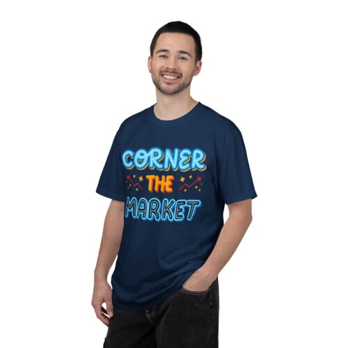 Corner the Market T-Shirt – Retro Neon Graphic Tee for Ambition, Hustle & Bold Business Vibes. - Image 34