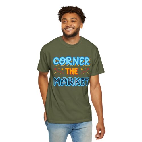 Corner the Market T-Shirt – Retro Neon Graphic Tee for Ambition, Hustle & Bold Business Vibes. - Image 30