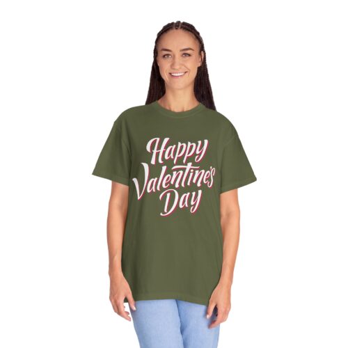 Happy Valentine’s Day T-Shirt – Script Graphic Tee for Love, Romance & Elegant Festive Style. - Image 19