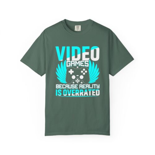 Video Games Because Reality Is Overrated T-Shirt – Funny Gaming Graphic Tee for Escape, Humor & Gamer Lifestyle. - Image 25