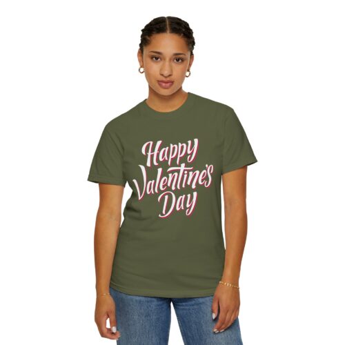 Happy Valentine’s Day T-Shirt – Script Graphic Tee for Love, Romance & Elegant Festive Style. - Image 20