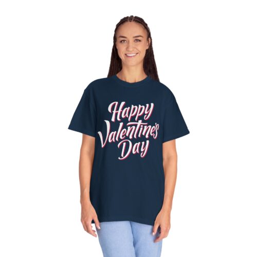 Happy Valentine’s Day T-Shirt – Script Graphic Tee for Love, Romance & Elegant Festive Style. - Image 27