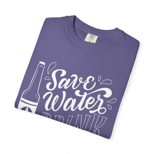 Save Water Drink Beer T-Shirt – Funny Beer Bottle Graphic Tee for Beer Lovers, Fun Party Wear & Perfect Gift Giving. - Image 7