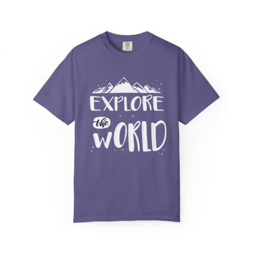 Explore The World T-Shirt – Adventure Mountain Travel Graphic Tee for Nature Lovers, Fun Outdoor Wear & Perfect Gift Giving. - Image 41