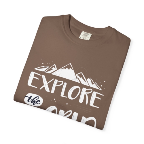 Explore The World T-Shirt – Adventure Mountain Travel Graphic Tee for Nature Lovers, Fun Outdoor Wear & Perfect Gift Giving. - Image 15