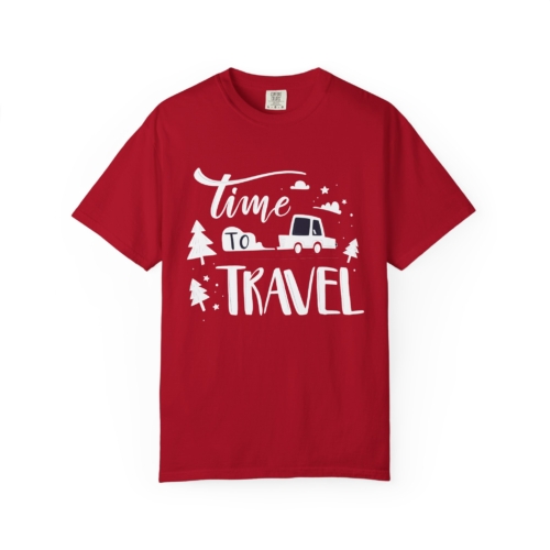 Time to Travel T-Shirt – Adventure Road Trip Graphic Tee for Travel Lovers, Fun Outdoor Wear & Perfect Gift Giving. - Image 49