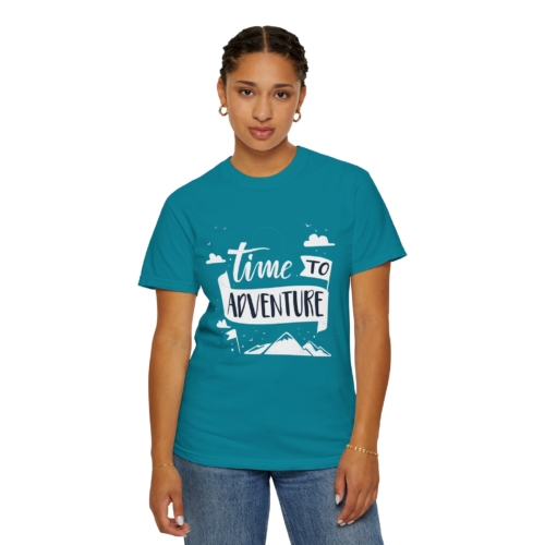 Time to Adventure T-Shirt – Outdoor Camping Graphic Tee for Nature Lovers, Fun Travel Wear & Perfect Gift Giving. - Image 4