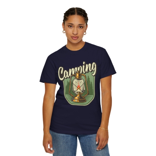 Camping Lantern T-Shirt – Vintage Camp Graphic Tee for Outdoor Lovers, Fun Adventure Wear & Perfect Gift Giving. - Image 12
