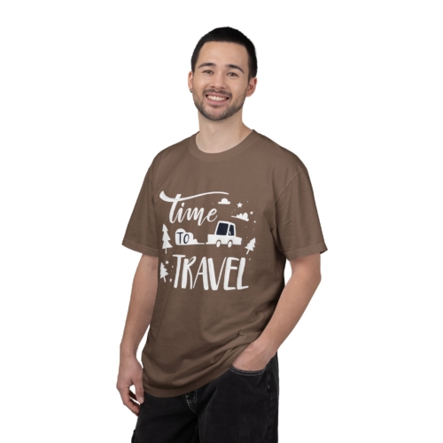 Time to Travel T-Shirt – Adventure Road Trip Graphic Tee for Travel Lovers, Fun Outdoor Wear & Perfect Gift Giving. - Image 10