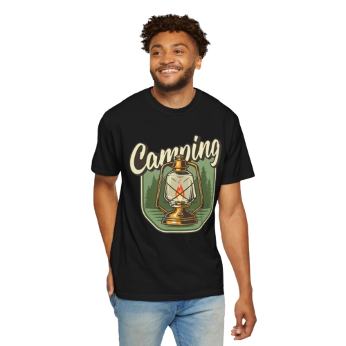 Camping Lantern T-Shirt – Vintage Camp Graphic Tee for Outdoor Lovers, Fun Adventure Wear & Perfect Gift Giving. - Image 30