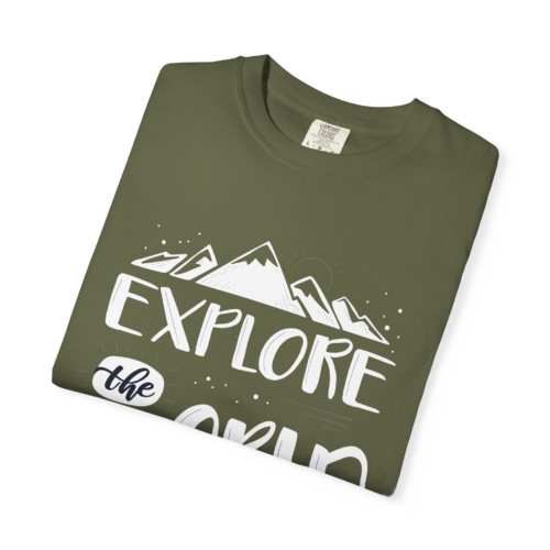 Explore The World T-Shirt – Adventure Mountain Travel Graphic Tee for Nature Lovers, Fun Outdoor Wear & Perfect Gift Giving. - Image 23