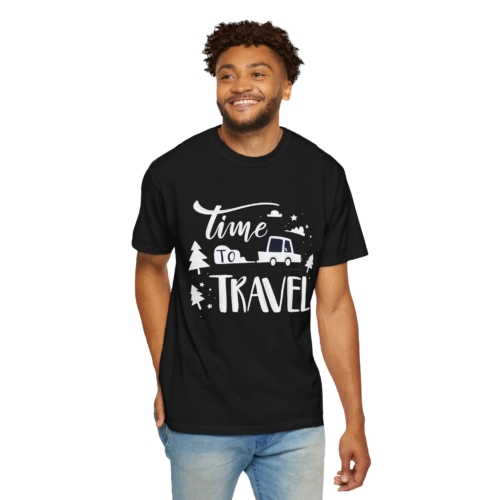 Time to Travel T-Shirt – Adventure Road Trip Graphic Tee for Travel Lovers, Fun Outdoor Wear & Perfect Gift Giving. - Image 30