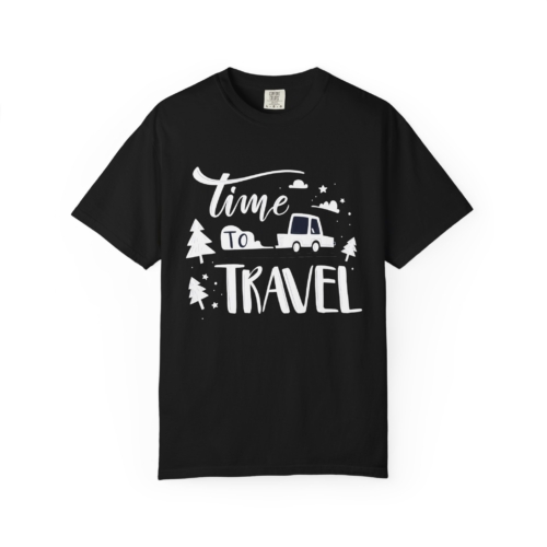 Time to Travel T-Shirt – Adventure Road Trip Graphic Tee for Travel Lovers, Fun Outdoor Wear & Perfect Gift Giving. - Image 25