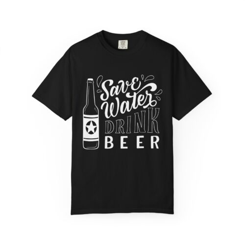 Save Water Drink Beer T-Shirt – Funny Beer Bottle Graphic Tee for Beer Lovers, Fun Party Wear & Perfect Gift Giving. - Image 25