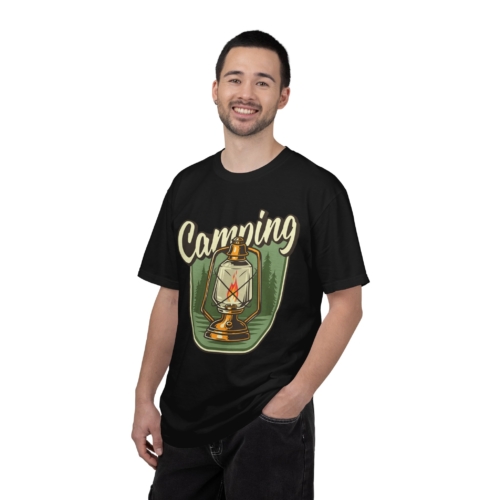 Camping Lantern T-Shirt – Vintage Camp Graphic Tee for Outdoor Lovers, Fun Adventure Wear & Perfect Gift Giving. - Image 26